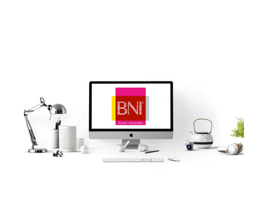 computer met BNI logo